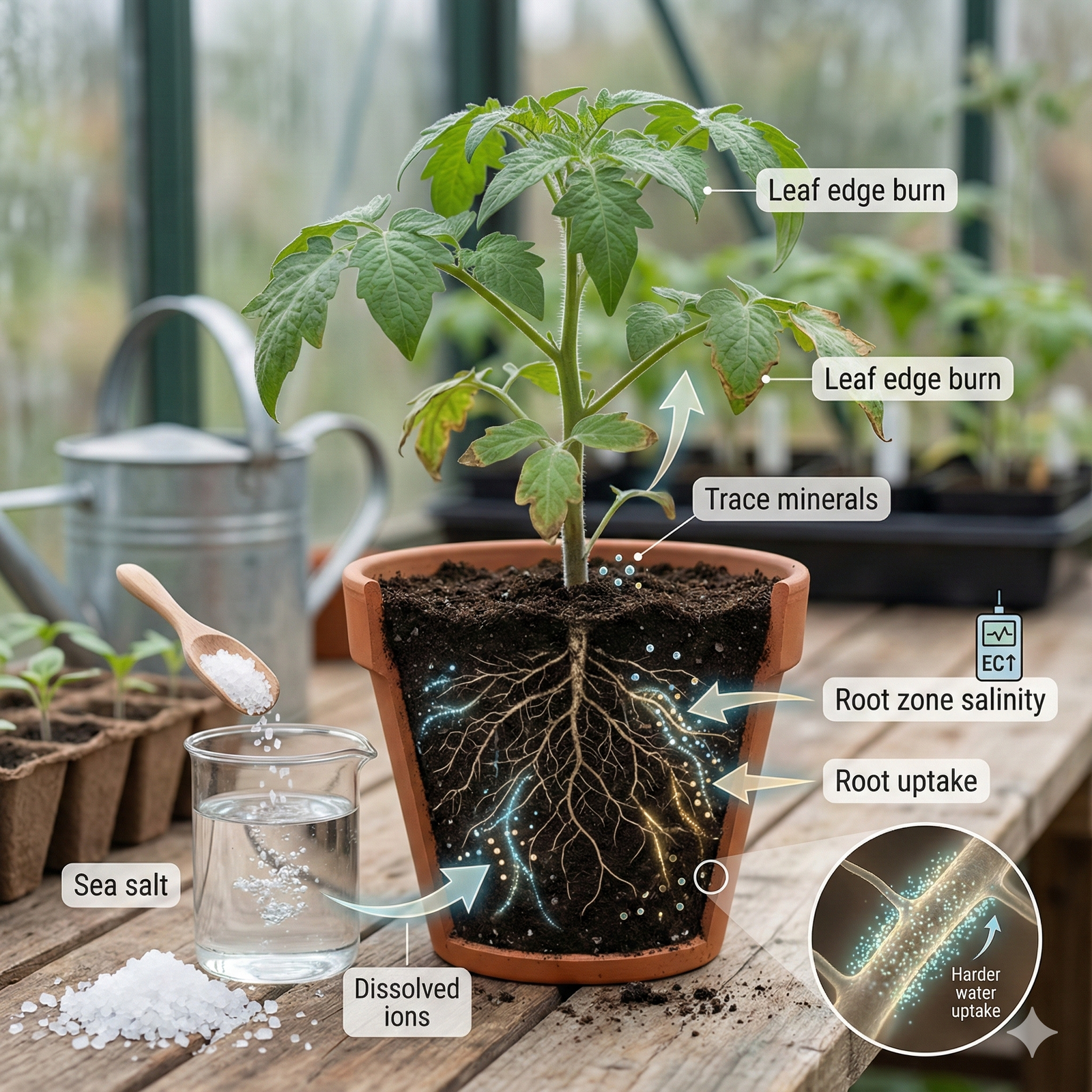 Root moisture system